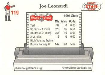 1995 Jockey Star #119 Joe Leonardi Back